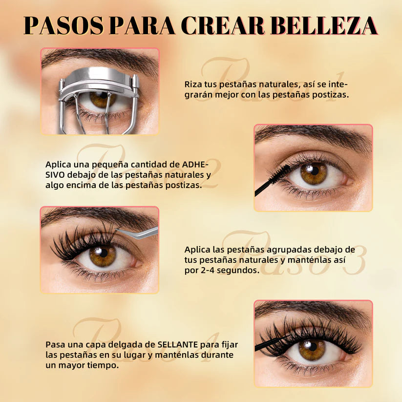 Kit Pestañas Gollee DIY Autoaplicación