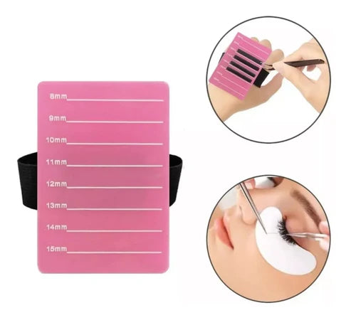 Muñequera con Tabla Portapestañas