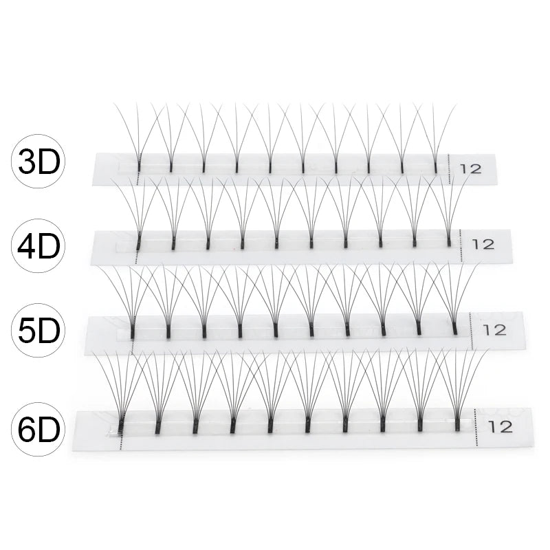 Pestañas Nagaraku Volumen Largo (10 Piezas)