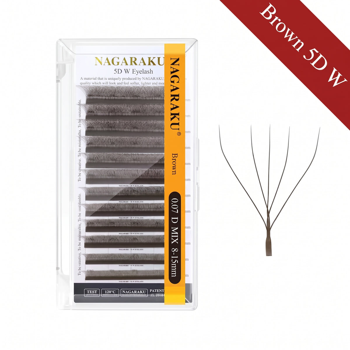 Pestañas Nagaraku W (3D a 8D)