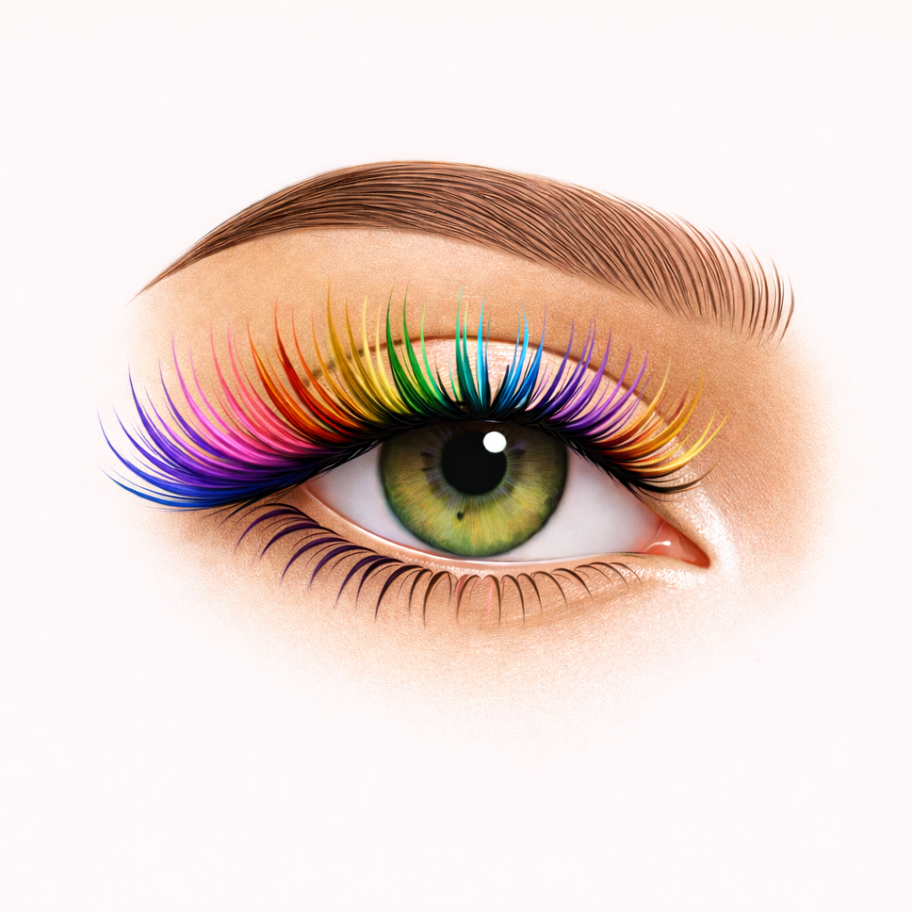 Pestañas de Colores