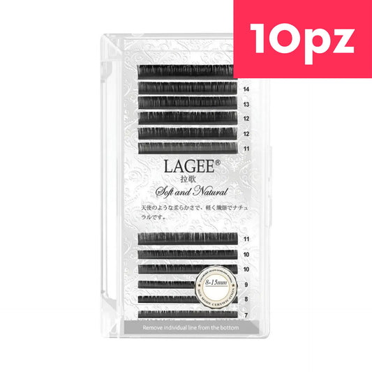 Pestañas LAGEE Clasicas (10 Piezas)