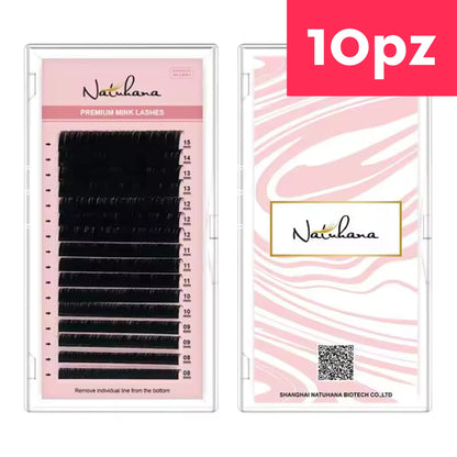 Pestañas Natuhana Premium Mink (10 Piezas)