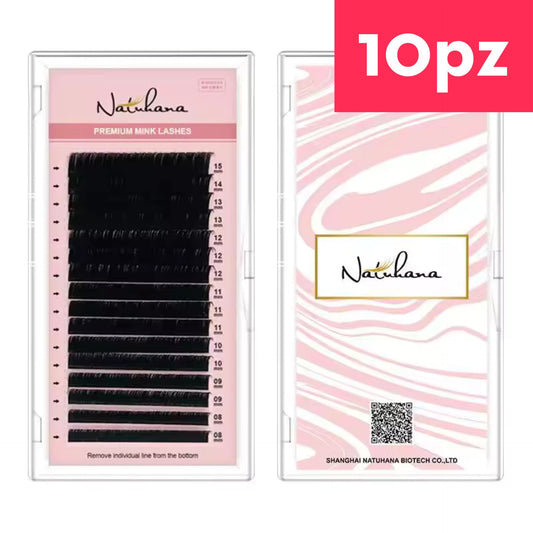 Pestañas Natuhana Premium Mink (10 Piezas)
