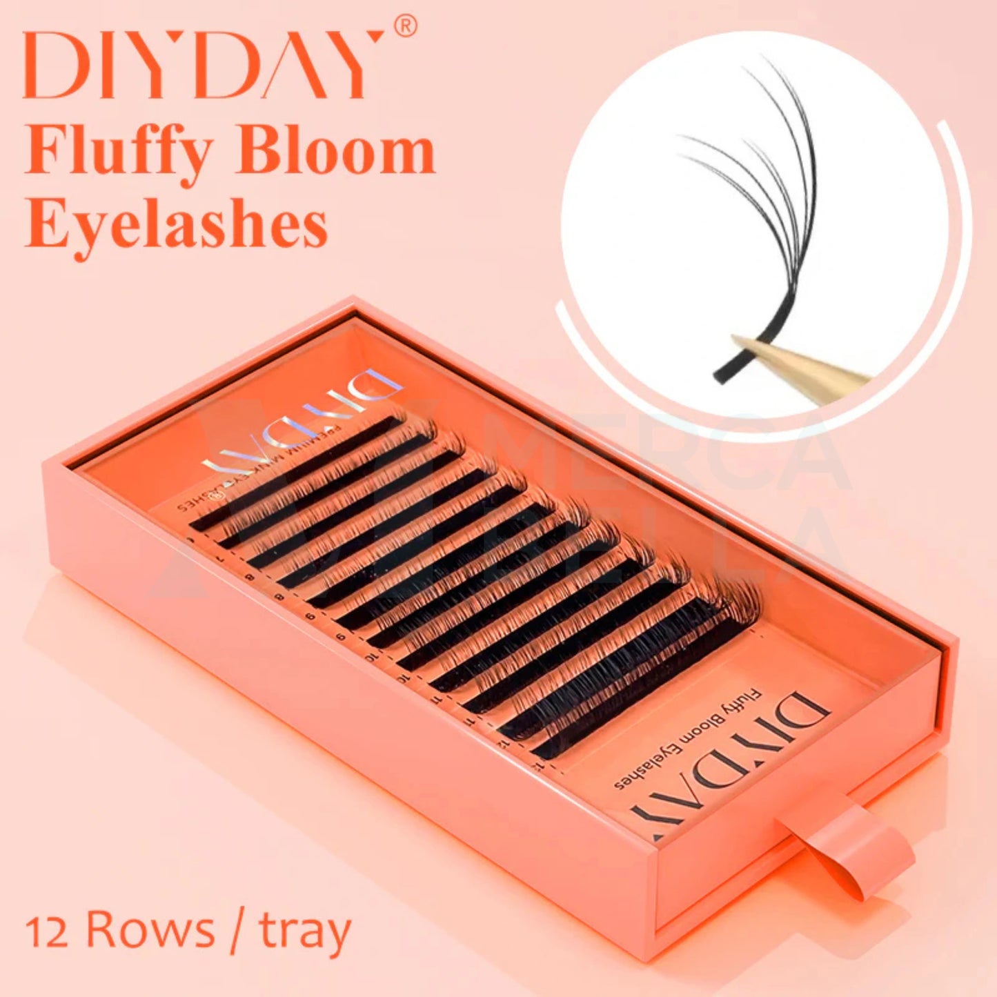 Pestañas DIYDAY Fluffy Bloom Efecto Esponjoso