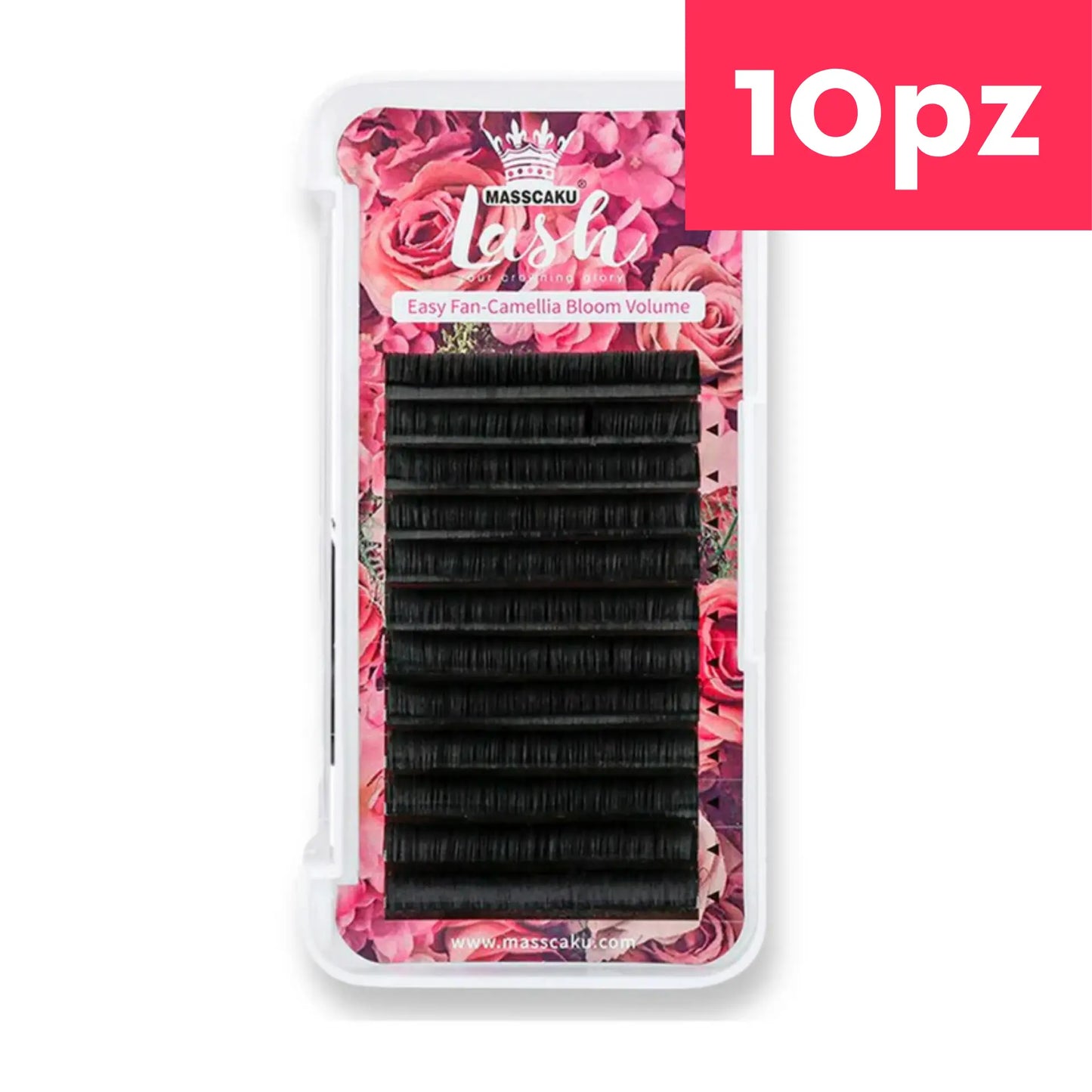 Pestañas Masscaku Lash Camelia Bloom (10 Piezas)