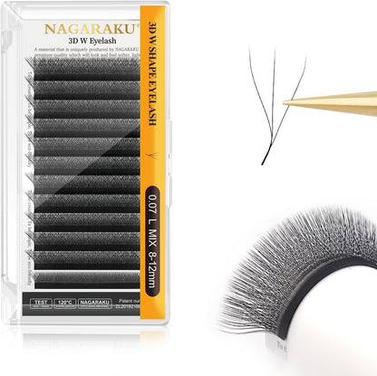 Pestañas Nagaraku W (3D a 8D)