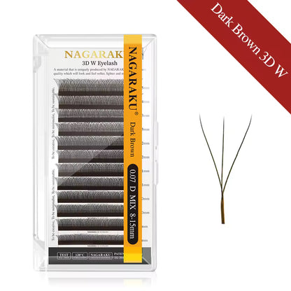 Pestañas Nagaraku W (3D a 8D)