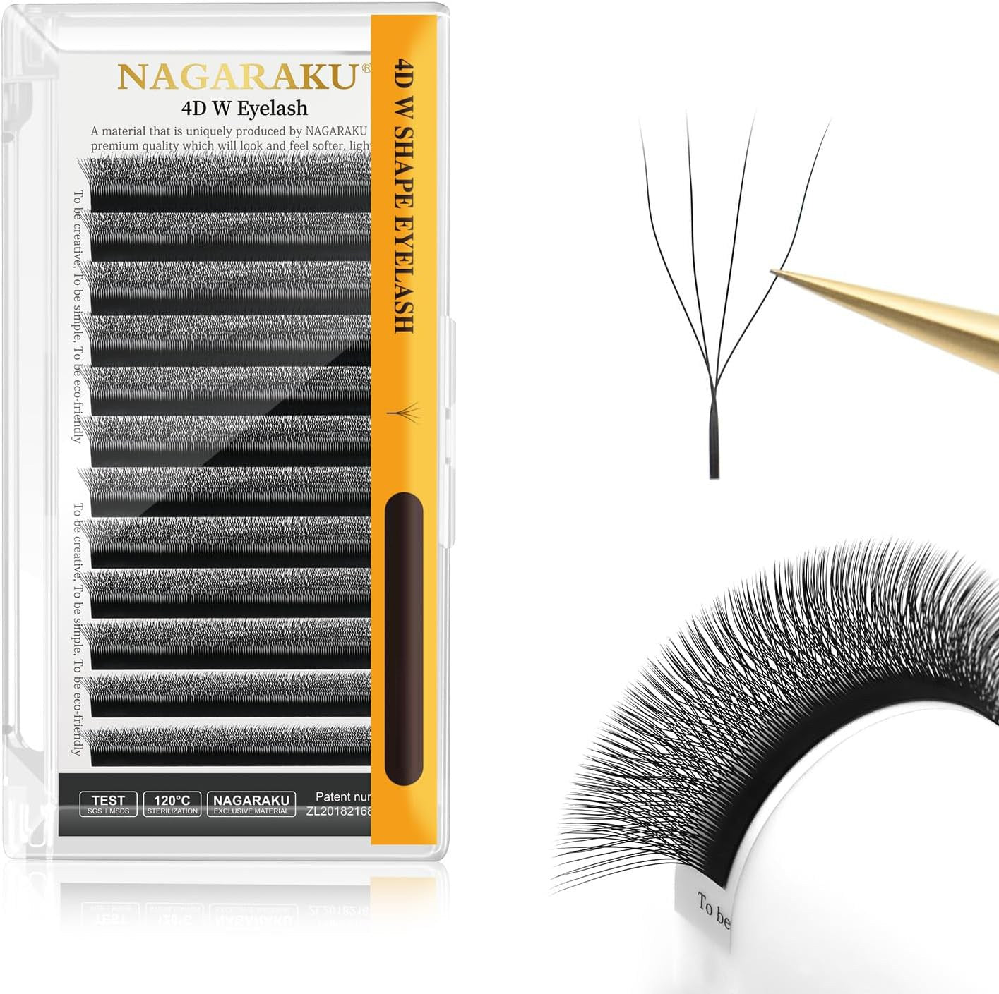 Pestañas Nagaraku W (3D a 8D)