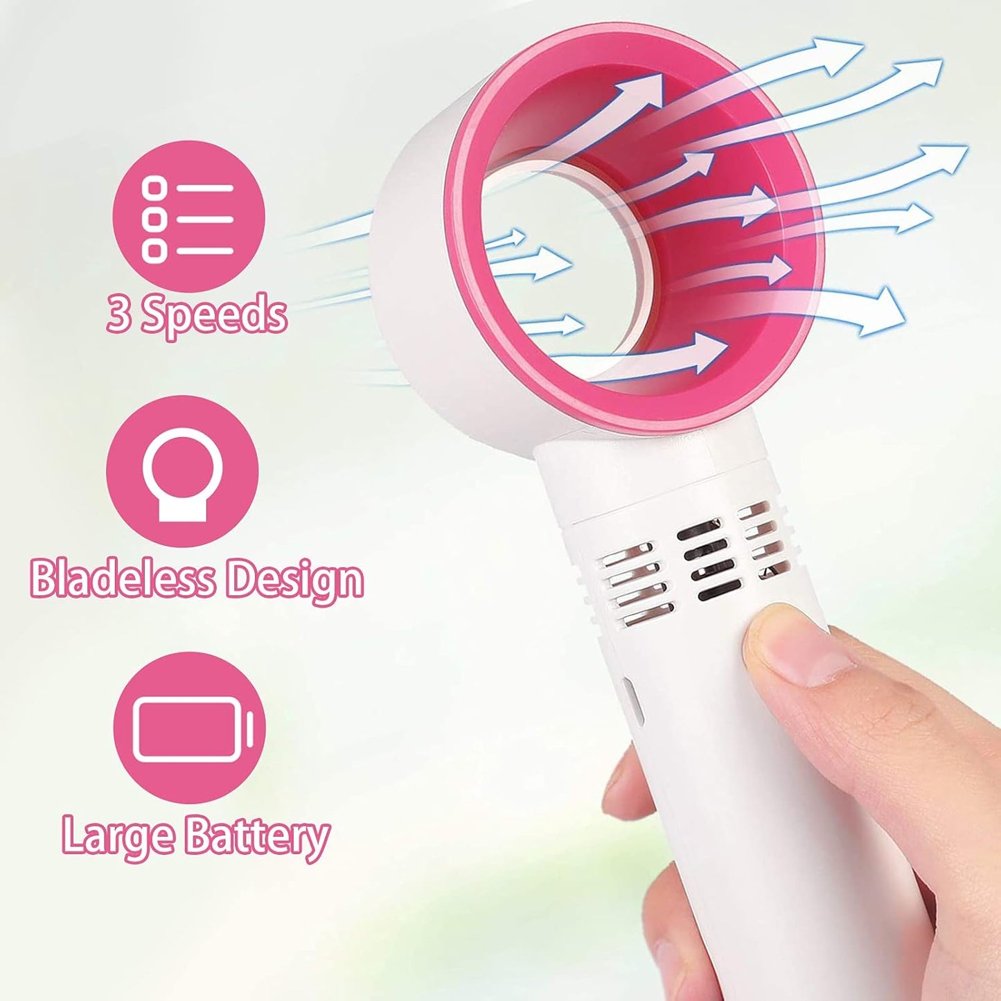 Mini Ventilador Circular para Pestañas