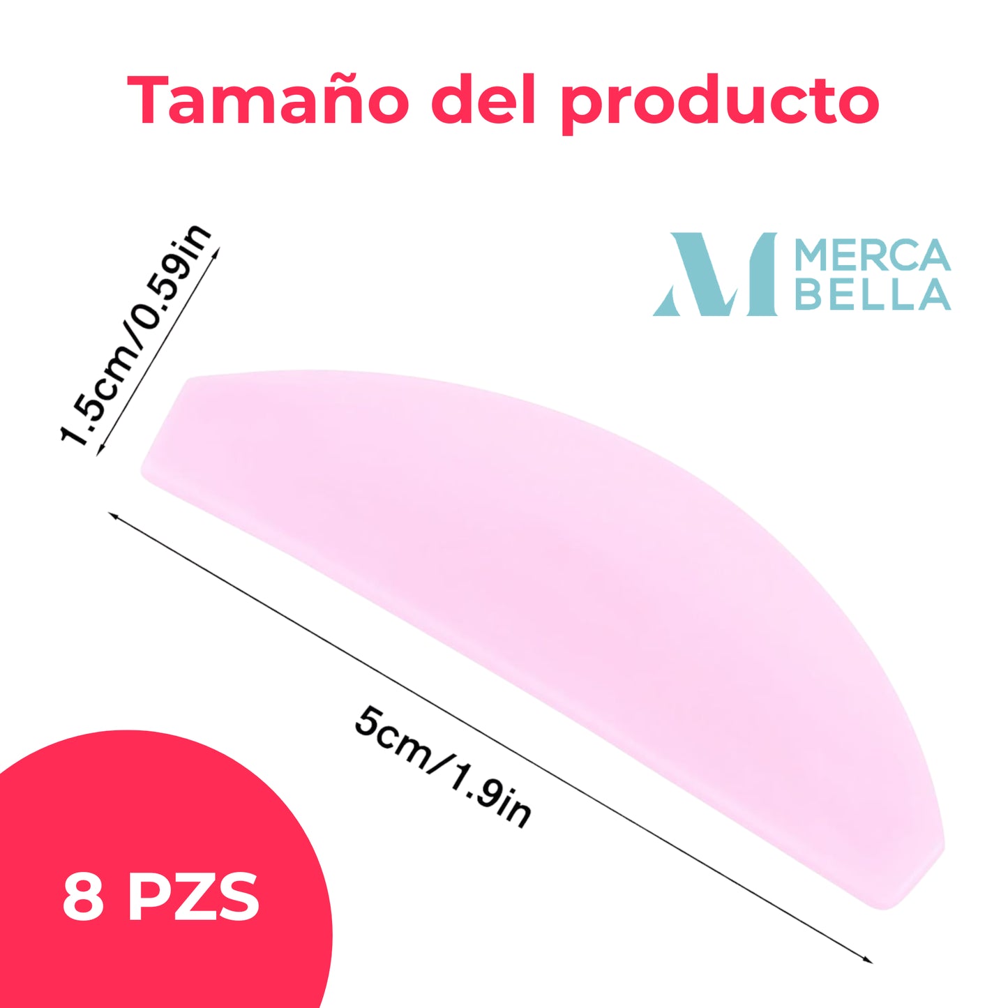 Pads planos para Lifting Coreano 4 pares