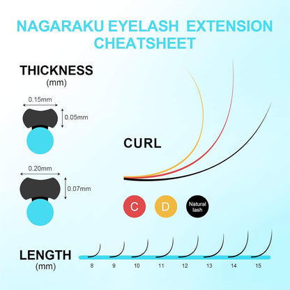 Pestañas Nagaraku Ellipse Flat
