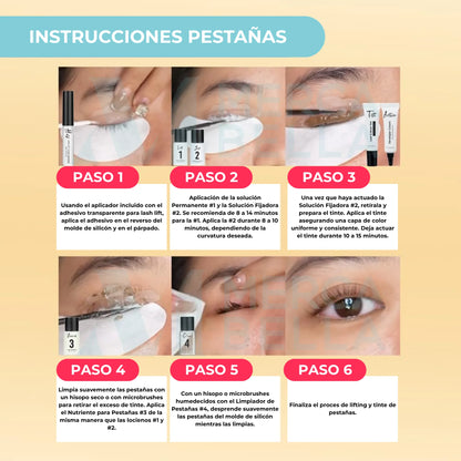 Kit de Lifting y Tinte para Pestañas y Cejas Gollee