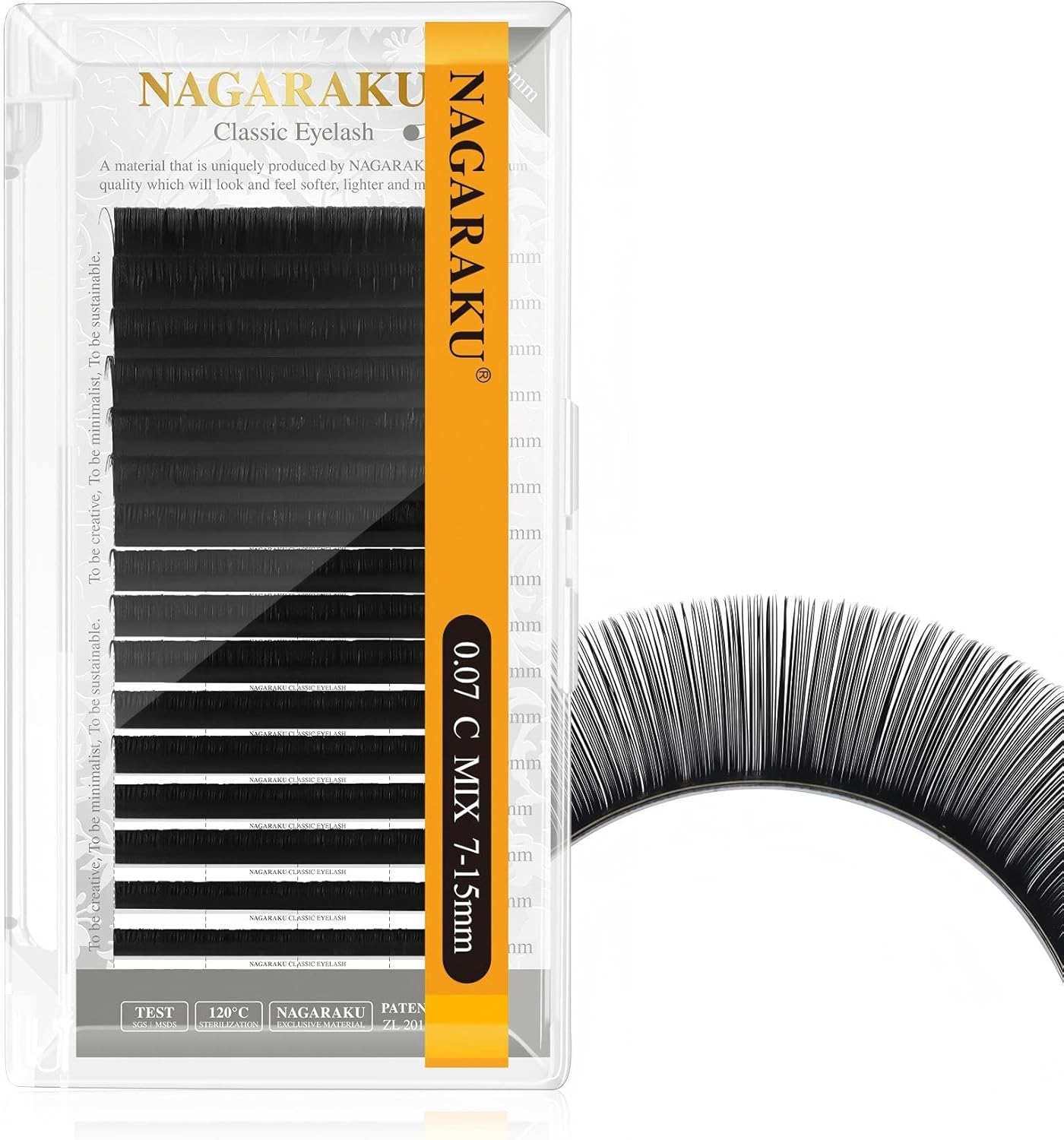 Pestañas Nagaraku Clasicas MIX (10 Piezas)