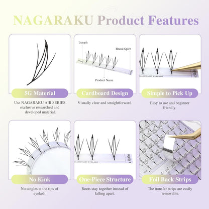 Pestañas Nagaraku Fairy
