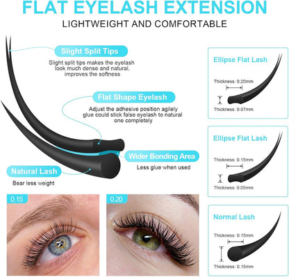Pestañas Nagaraku Ellipse Flat