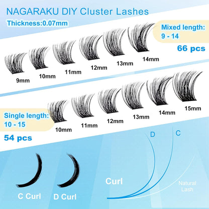 Pestañas Nagaraku Cluster T50-3