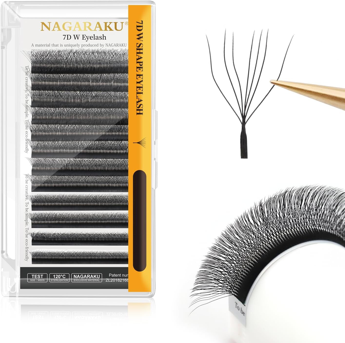 Pestañas Nagaraku W (3D a 8D)