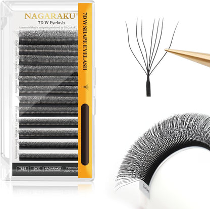 Pestañas Nagaraku W (3D a 8D)