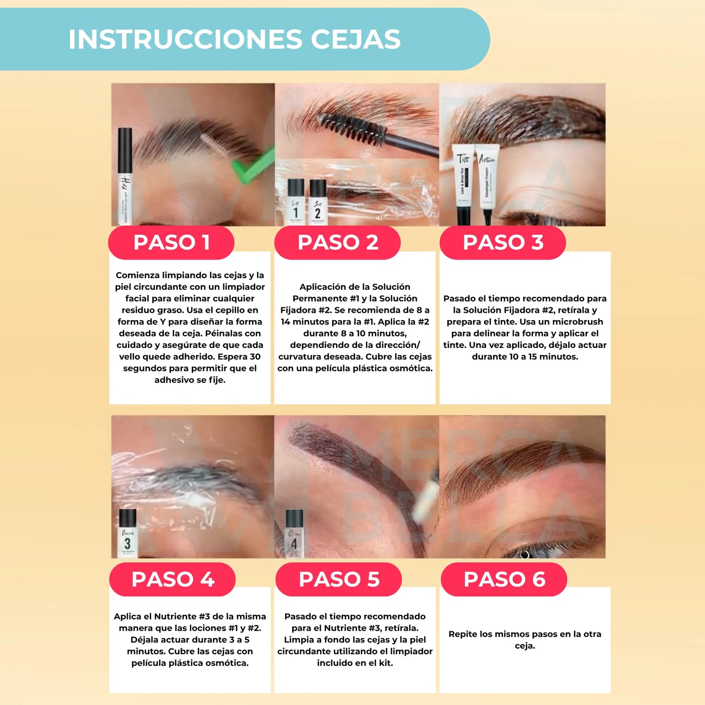Kit de Lifting y Tinte para Pestañas y Cejas Gollee