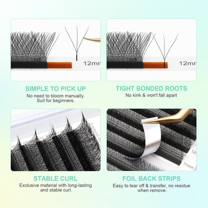 Pestañas Nagaraku 3D W (54 filas)