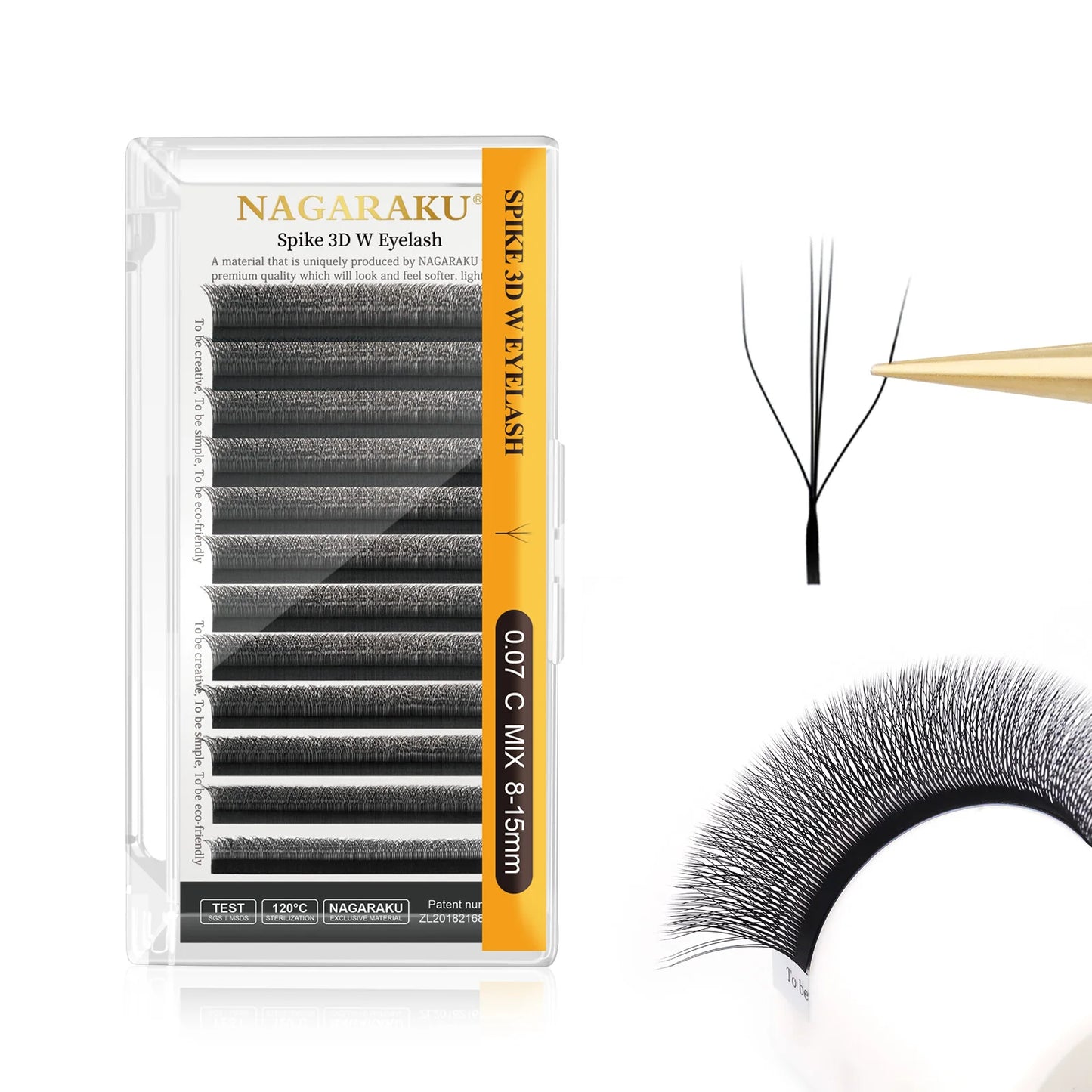 Pestañas Nagaraku Spike 3D W