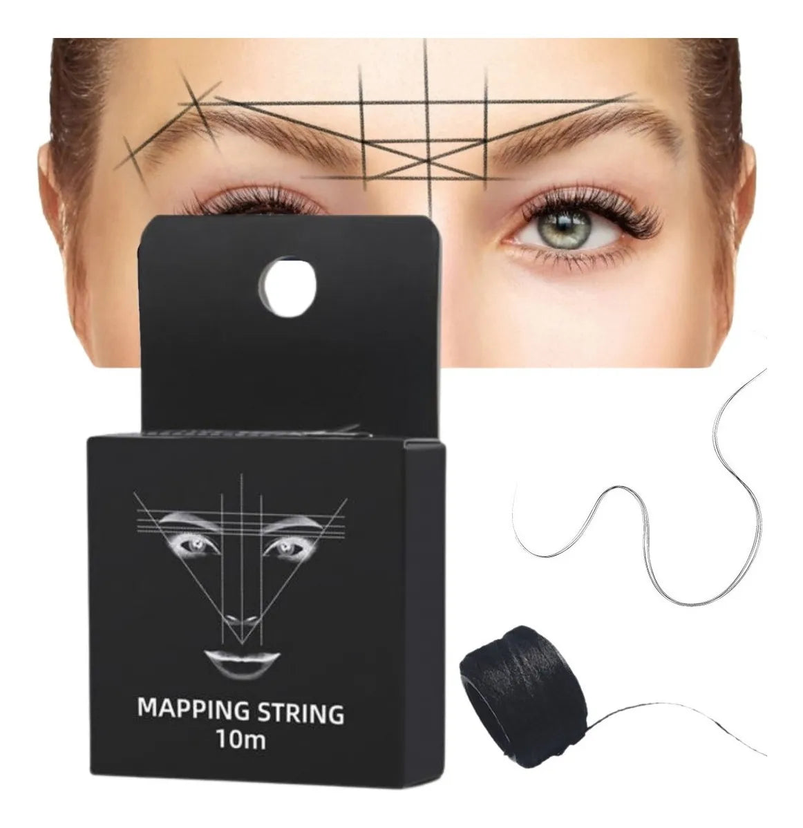 Hilo Entintado para Diseño de Cejas