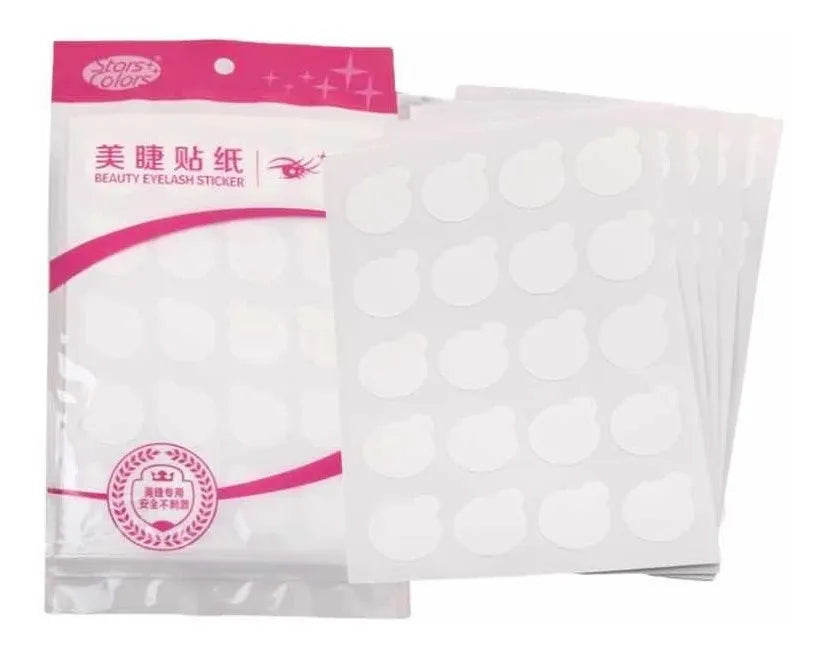 Pegatinas para Pegamento de Pestañas 100 PZS