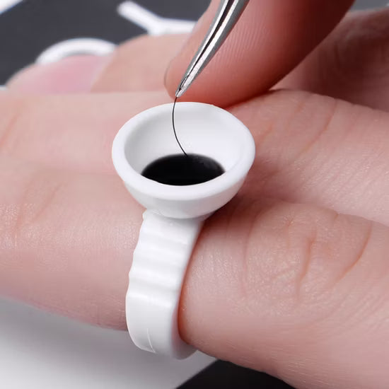Anillo para Pegamento de Pestañas 100 PZS