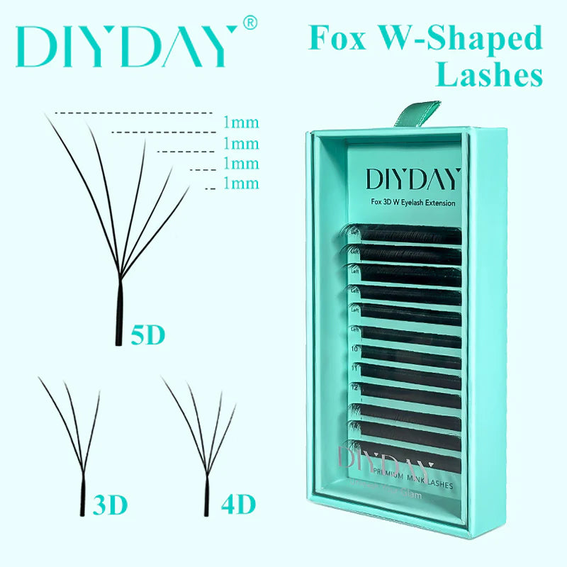 Pestañas DIYDAY Fox W (4D/ 5D)