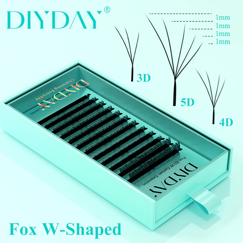 Pestañas DIYDAY Fox W (4D/ 5D)