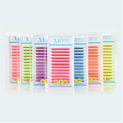 Pestañas de Colores Neon UV