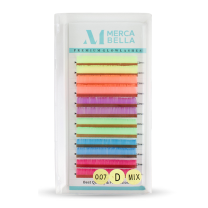 Pestañas de Colores Neon UV