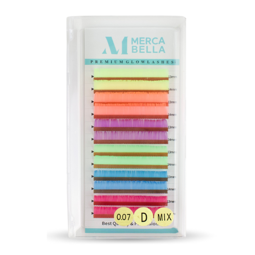 Pestañas de Colores Neon UV