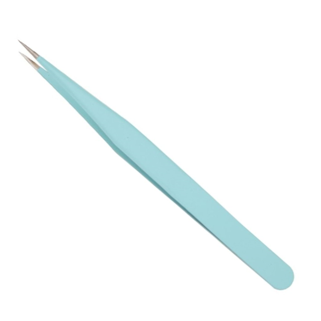 Pinzas para Pestañas de Colores (Curva/ Recta)