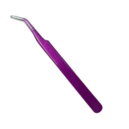 Pinzas para Pestañas de Colores (Curva/ Recta)
