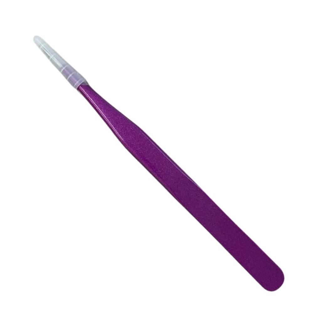 Pinzas para Pestañas de Colores (Curva/ Recta)