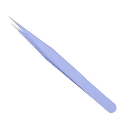 Pinzas para Pestañas de Colores (Curva/ Recta)