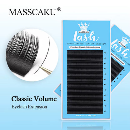 Pestañas Masscaku Lash Clasicas (12 filas)