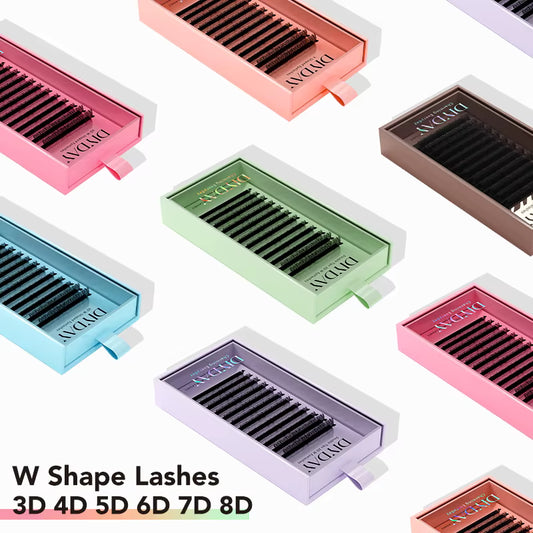 Pestañas DIYDAY W (3D a 8D)