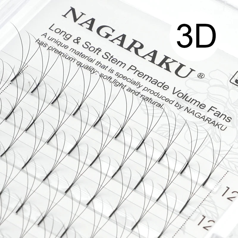 Pestañas Nagaraku Volumen Largo (10 Piezas)