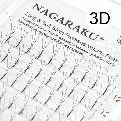 Pestañas Nagaraku Volumen Largo (10 Piezas)