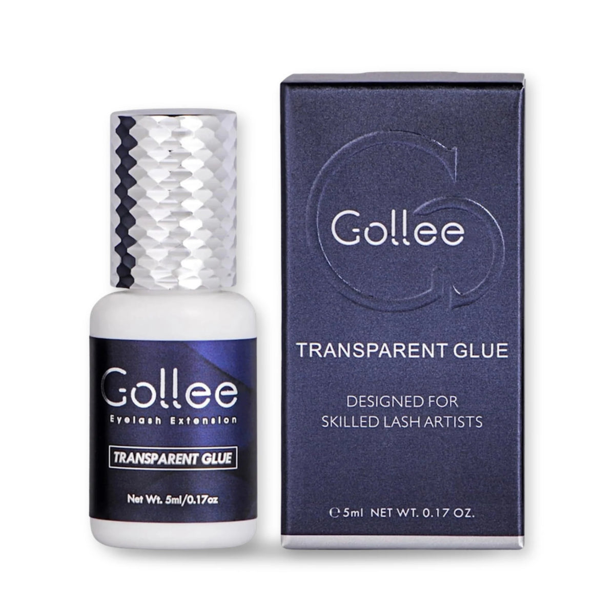 Adhesivo para pestañas Gollee Transparente 5 ml con su caja