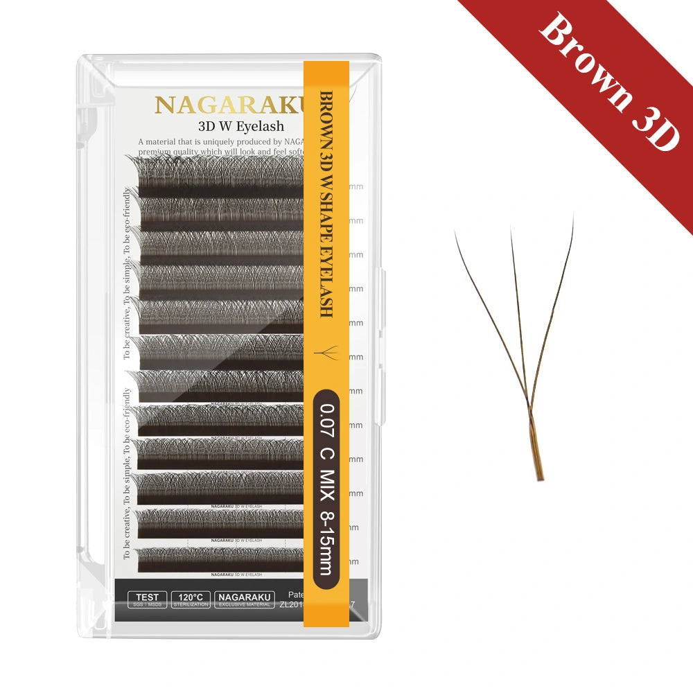 Pestañas Nagaraku W (3D a 8D)