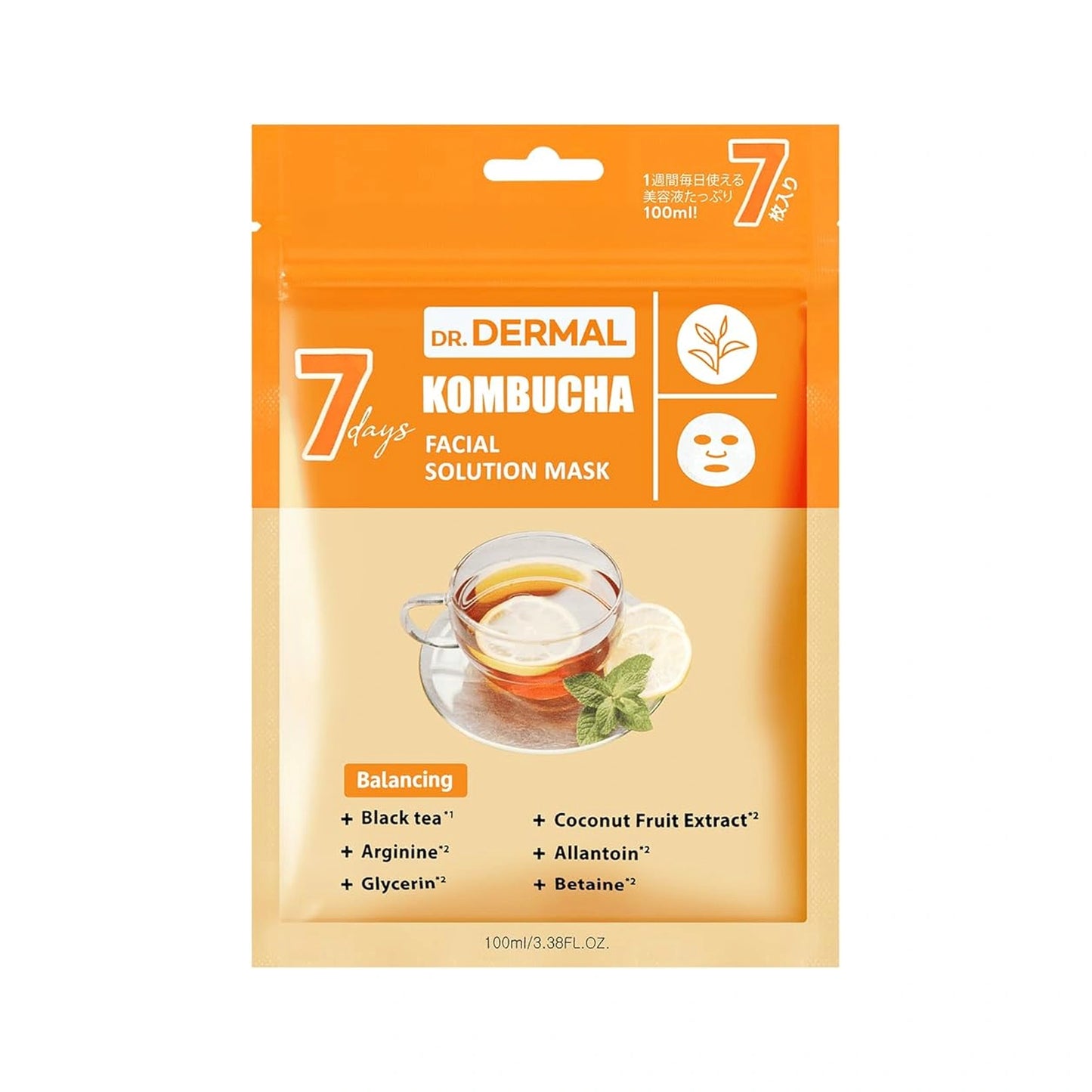 Mascarilla Facial Kombucha