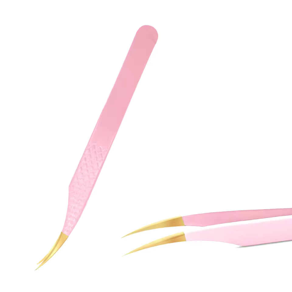 Pinzas Profesionales para Extensiones de Pestañas
