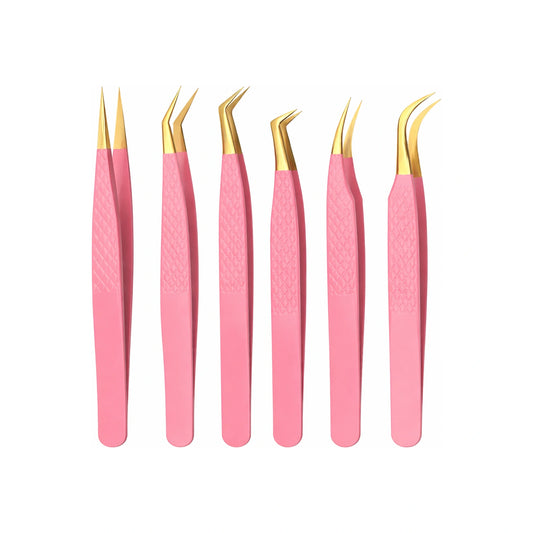 Pinzas Profesionales para Extensiones de Pestañas