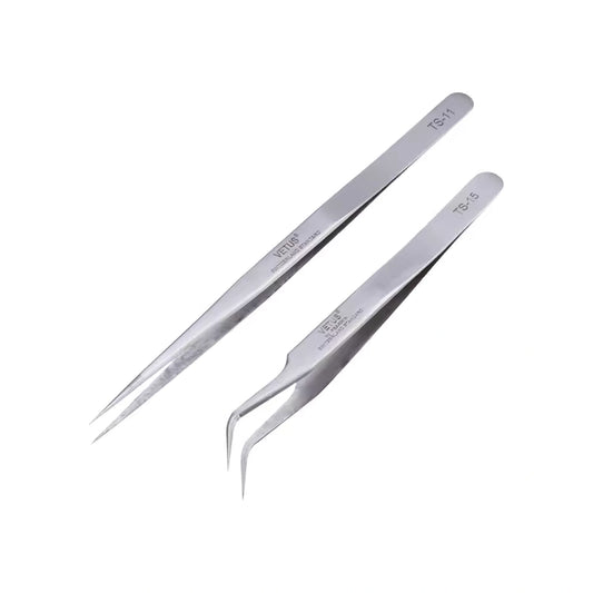 Pinzas para Pestañas Vetus (Curva/ Recta)