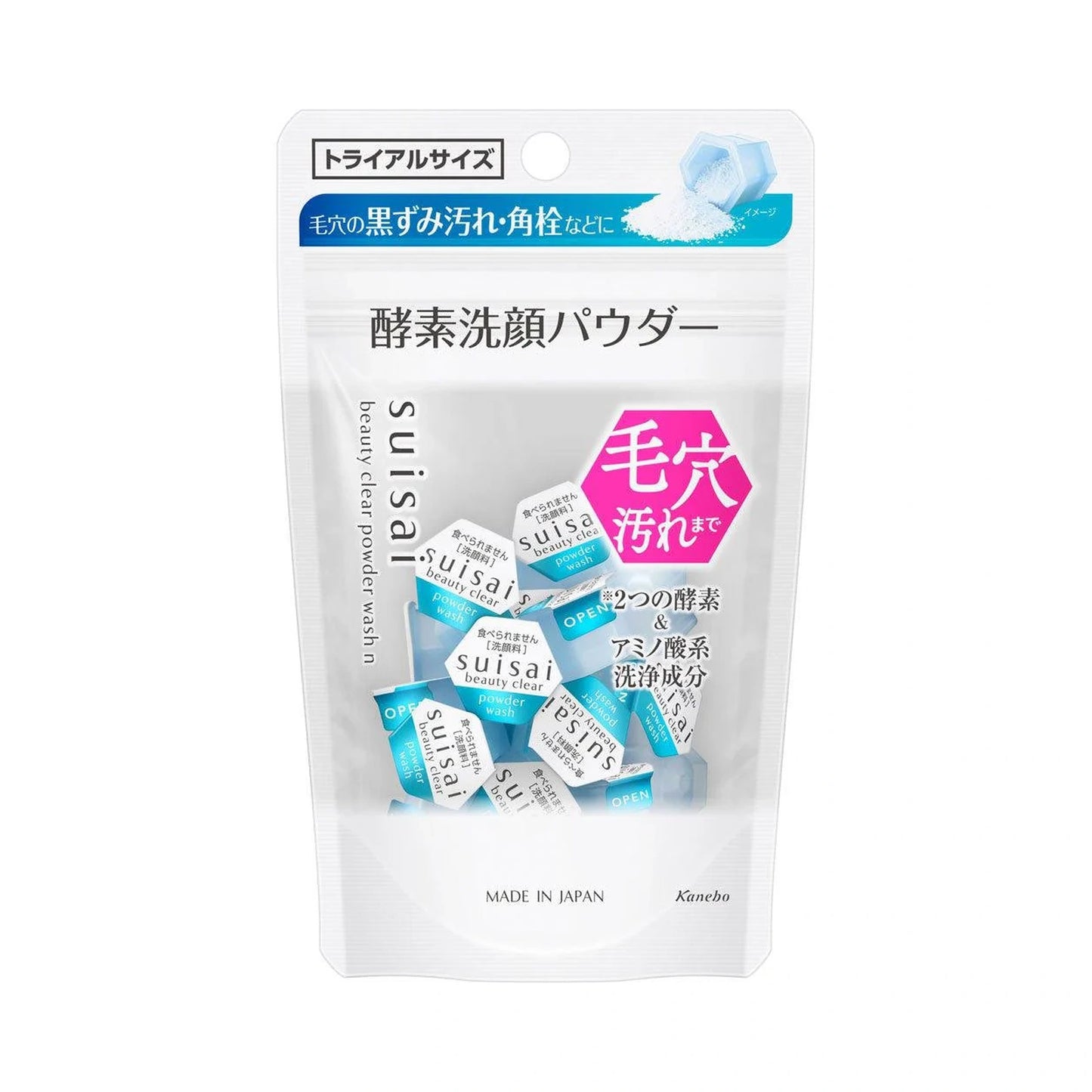 Limpiador Facial en Capsulas Suisai 15 pz